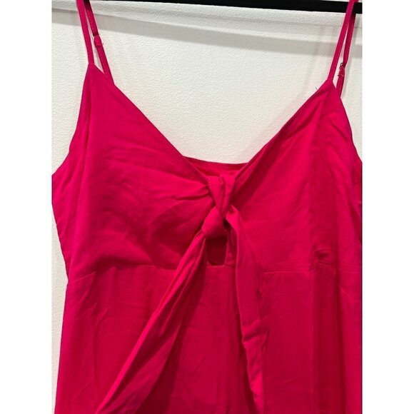 NEW Elan Size XL Maxi Dress Cover Up Tie Front Ruffled Layered Dress Beach Wear - Picture 2 of 10